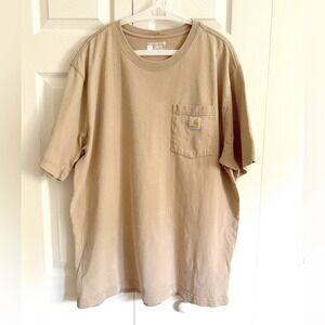 Carhartt Men's T-shirt Loose-Fit Heavyweight Pocket Tee L